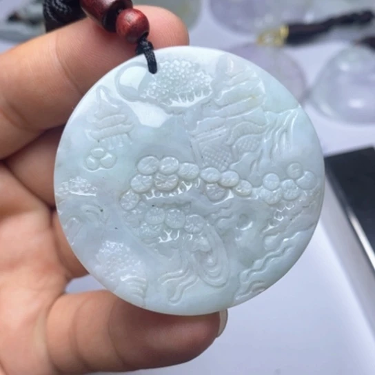 颈饰未镶嵌翡翠翡翠