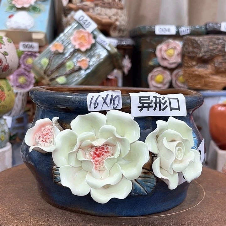 红陶粗陶多肉花盆