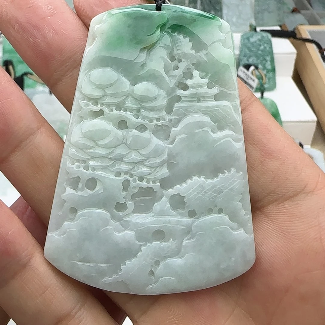 颈饰未镶嵌翡翠翡翠