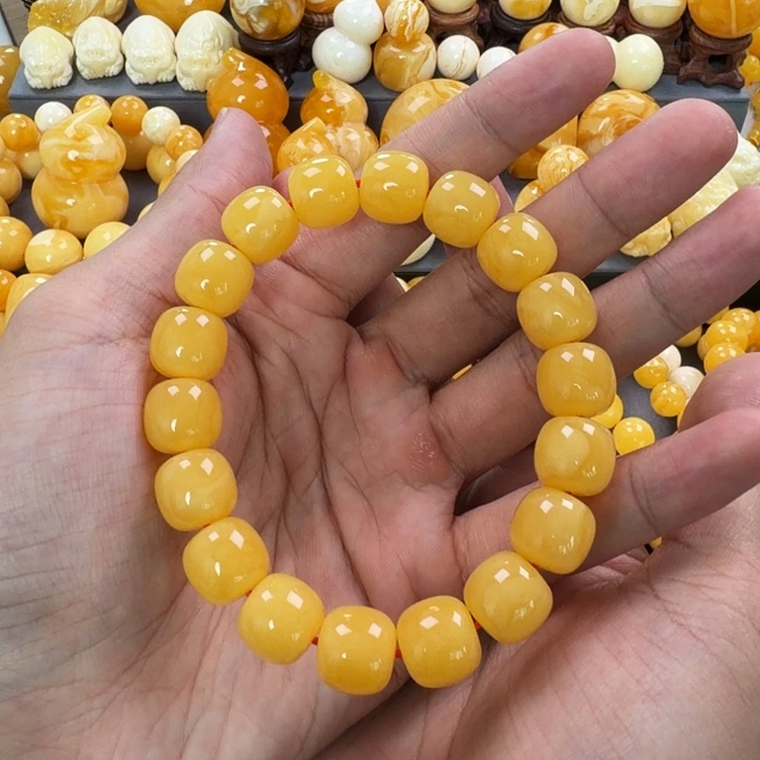 琥珀未镶嵌珠宝奇石13mm同料