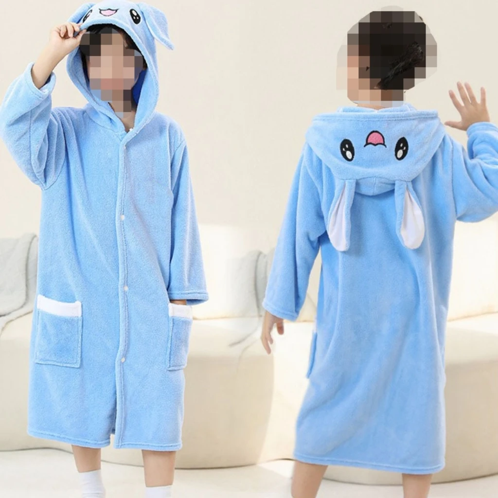小宝洗澡浴袍卡通可爱超柔吸水家用不掉毛