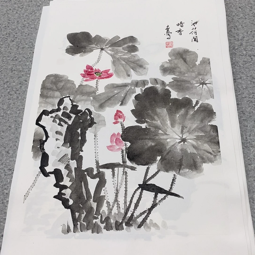 国画1.4平尺国画作品