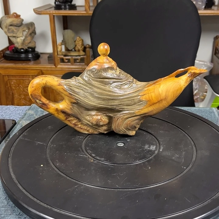 鸡***哥柏木（崖柏）崖柏壶