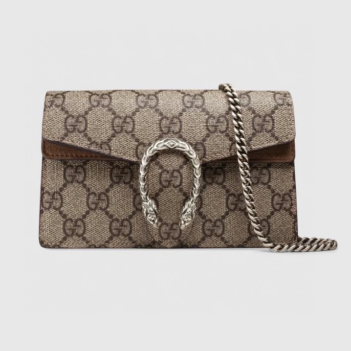 未使用 GUCCI/古驰 supermini酒神链条包