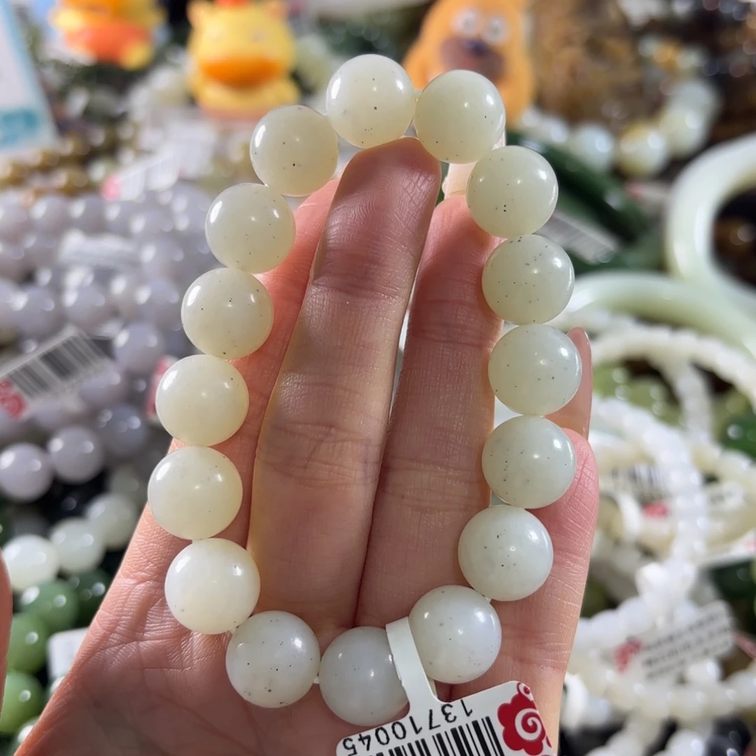 和田玉未镶嵌手串29