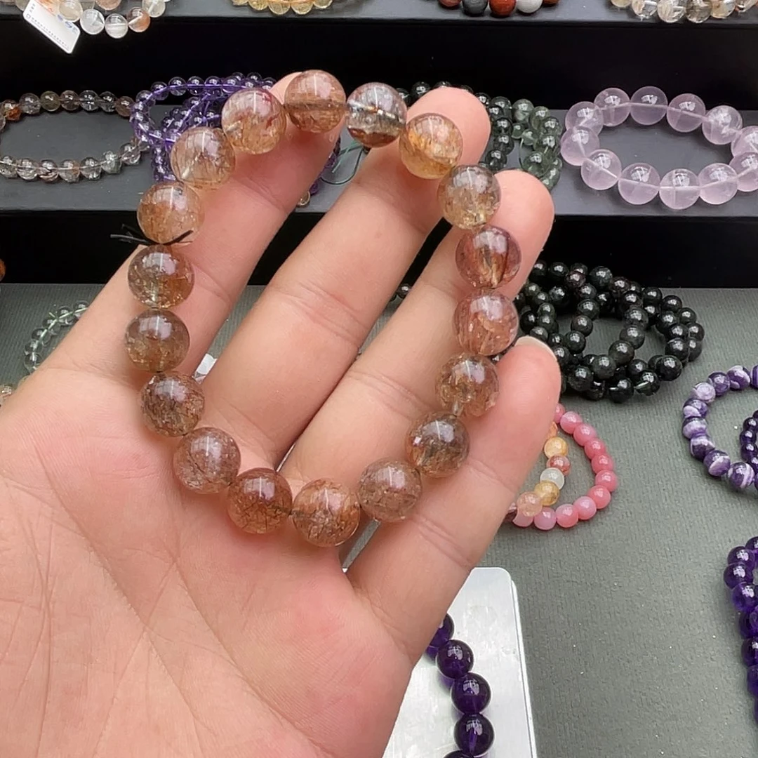 水晶手链未镶嵌卡11+黑金超