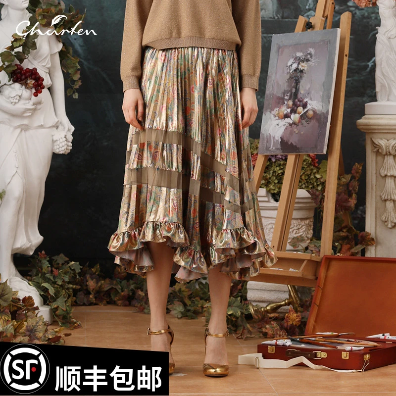 【王王精选】朝峰秋冬显瘦a字裙半身裙女士CFB3C088-881E