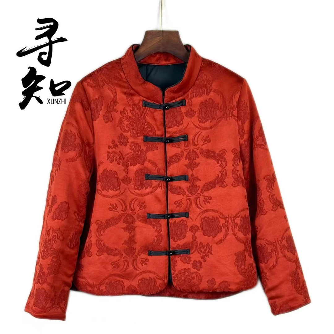 寻知·朱总原创设计XZS348N织锦暗香棉上衣