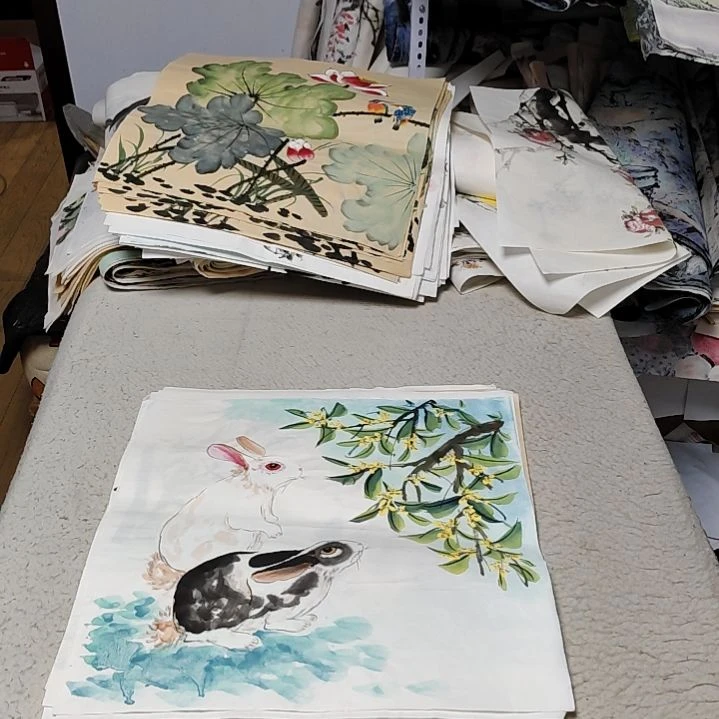 半***夏国画落款卡章后台备注