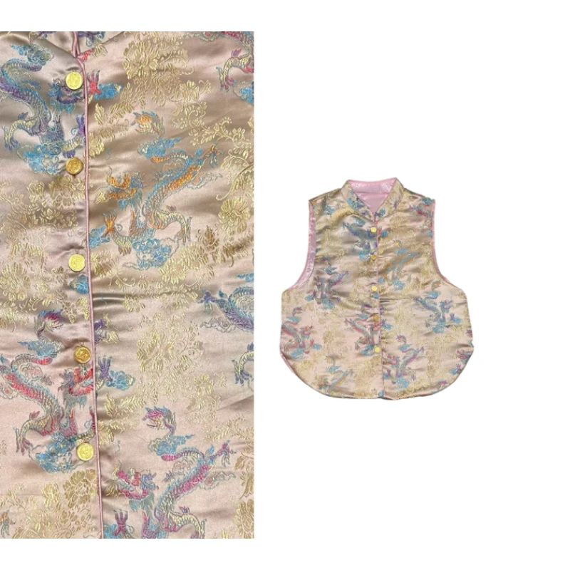 五岳｜新中式国风时尚百搭重磅马甲-4588