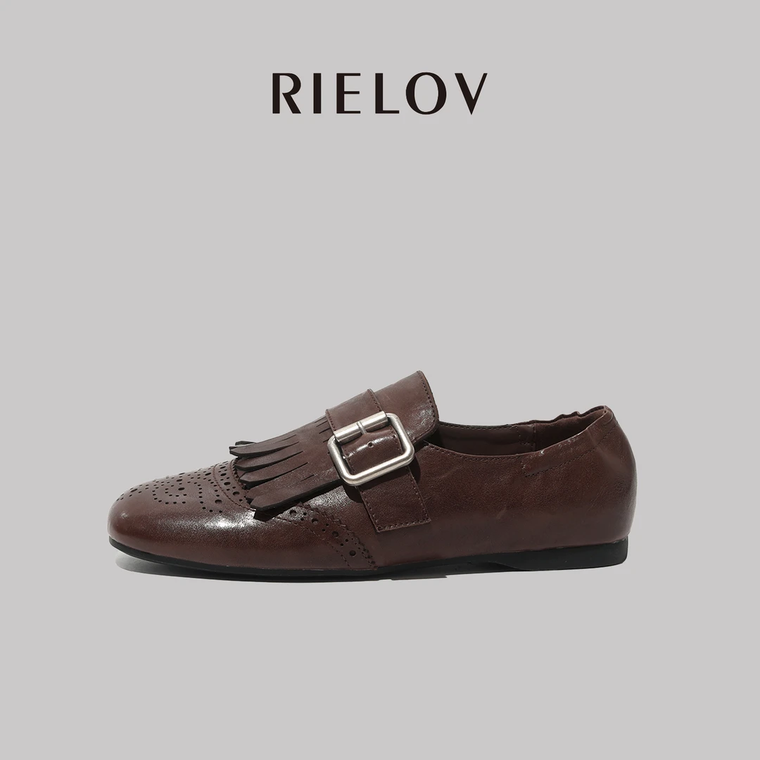 RIELOV【萍姐】增高1.5cm时尚潮流百搭女士单鞋6831-2