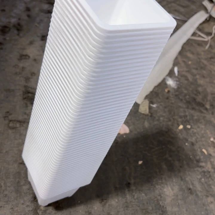 100白方盆9公分高7公分100个