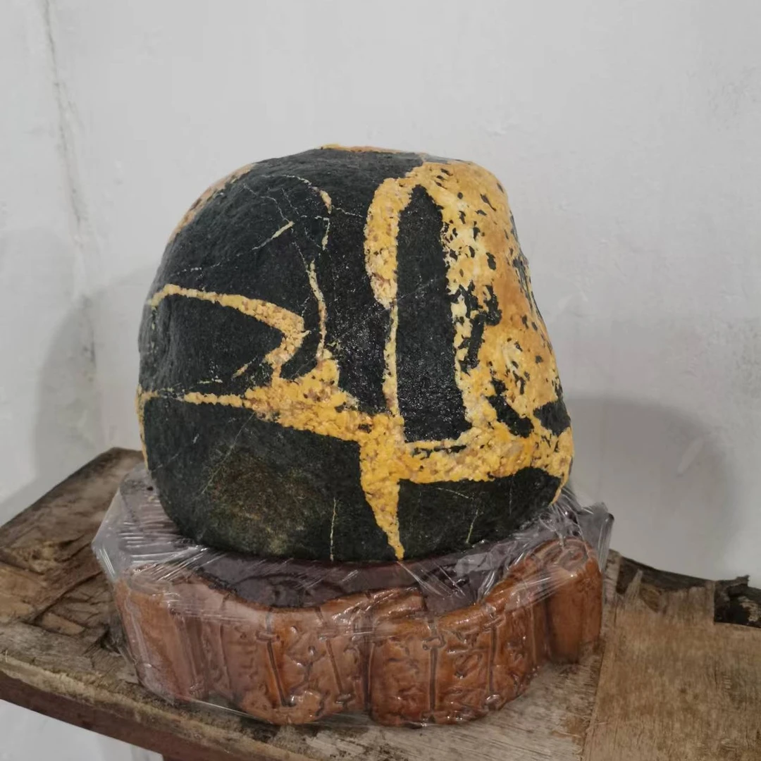 天然石敢当平安石居家摆件庭院景观装饰品