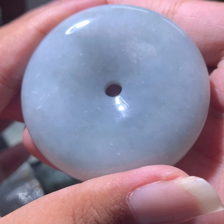 翡翠未镶嵌颈饰保真天然a货翡翠