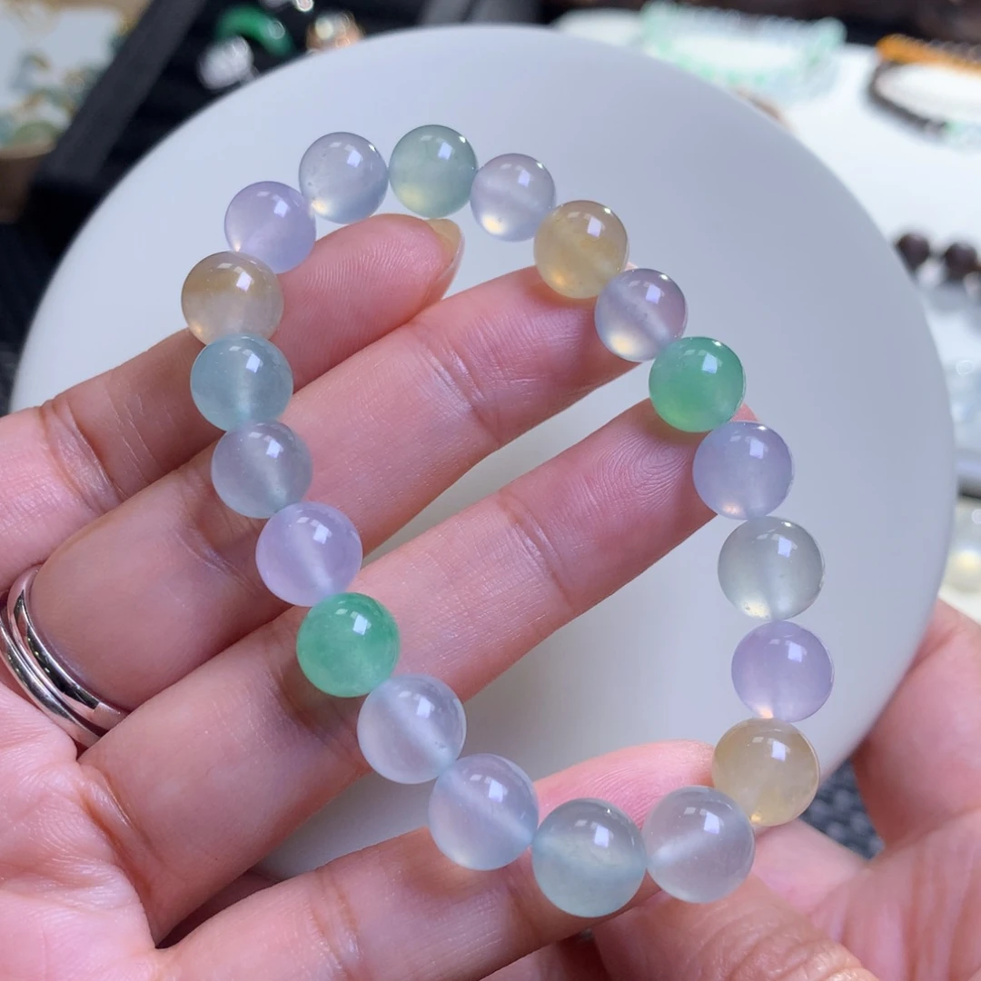 未镶嵌手链翡翠翡翠手串卡9➕