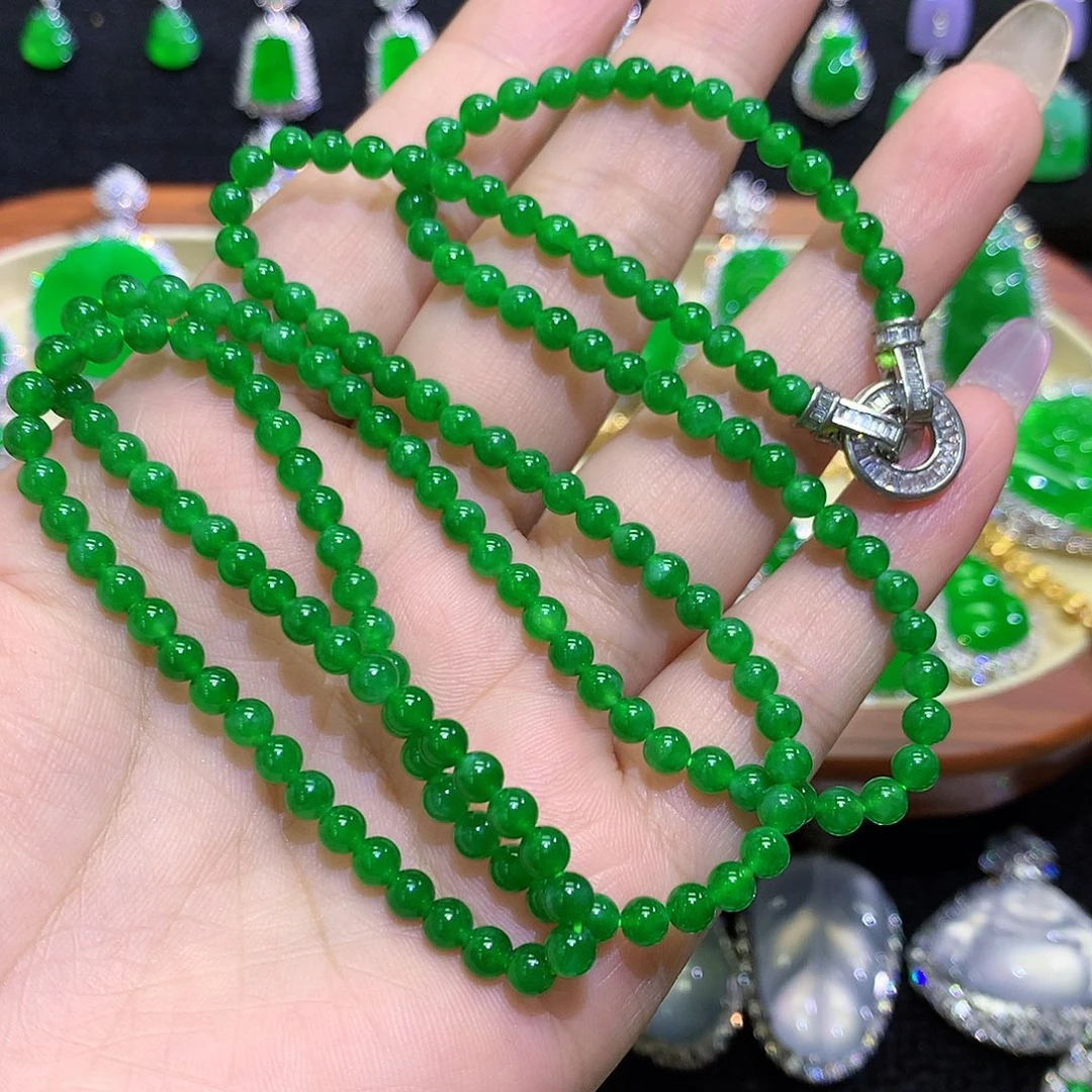 颈饰未镶嵌翡翠高冰