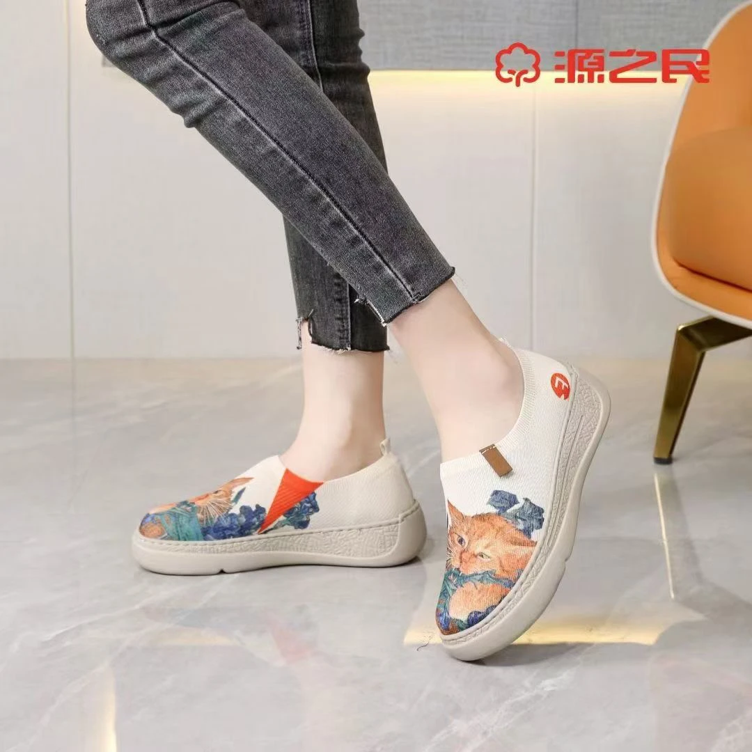 女单爆品丑萌小猫鞋 ​又轻又软 穿上像踩云朵一样舒服751811女款