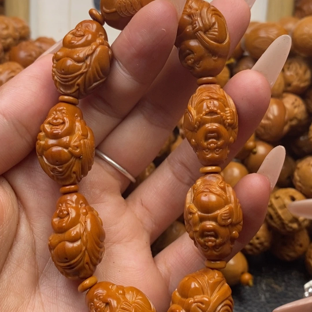 手串橄榄核八宝米勒