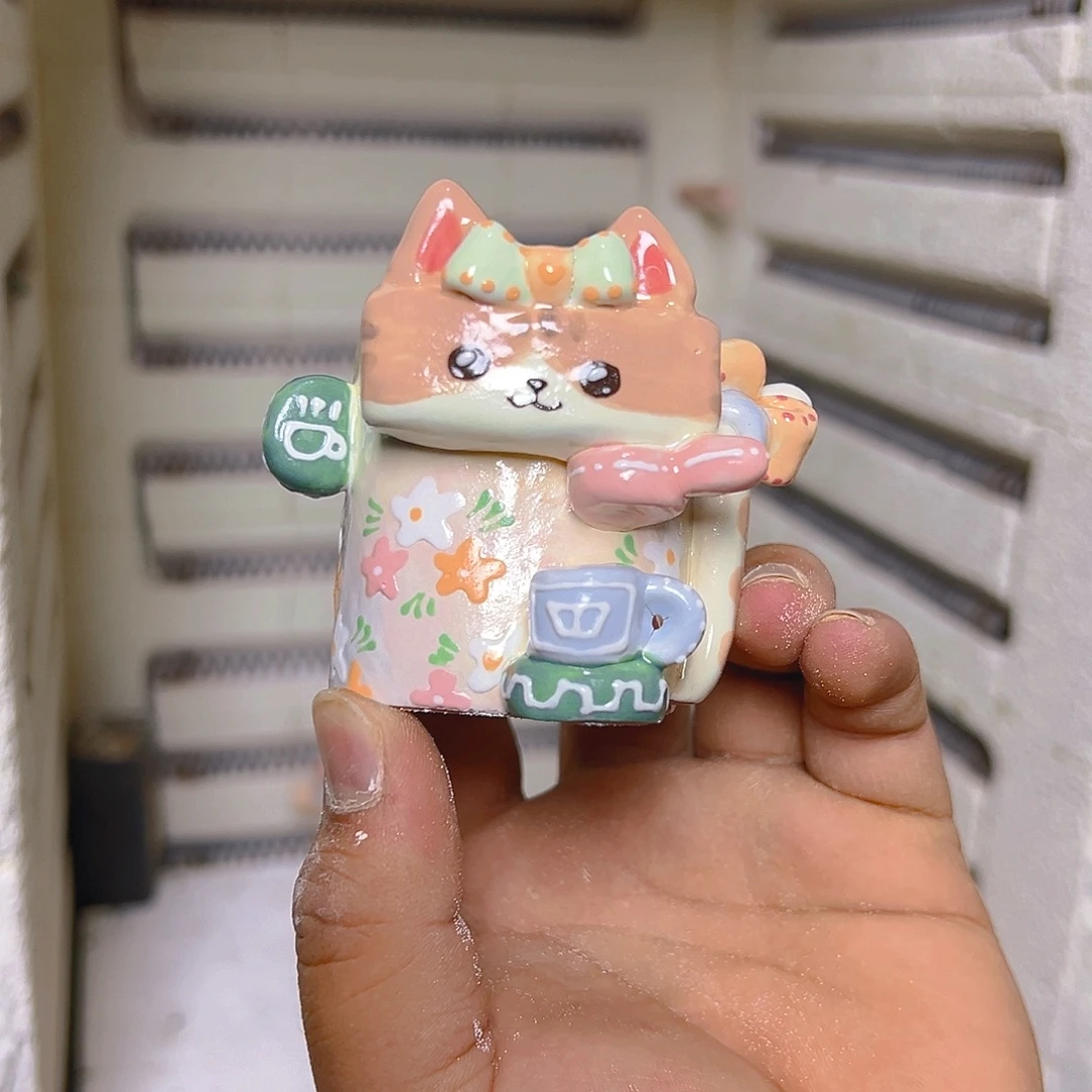 福福老梧家的纯手工多肉花盆