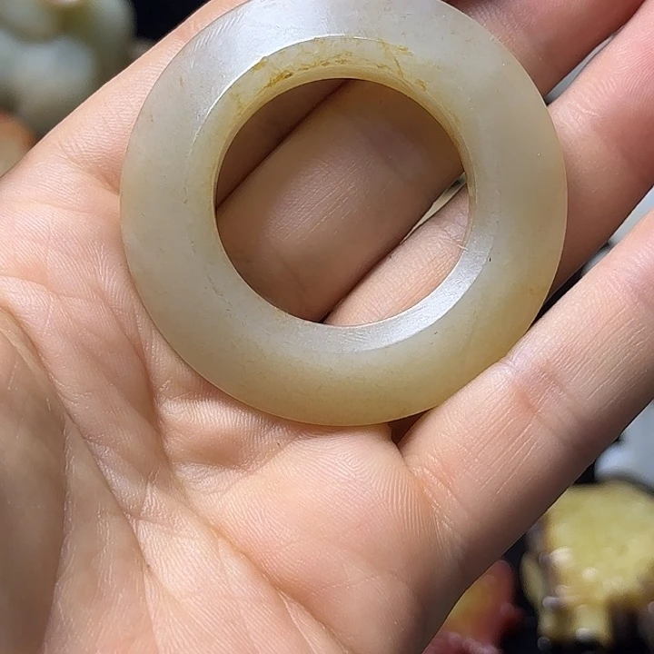 摆件石****司三才环挂件