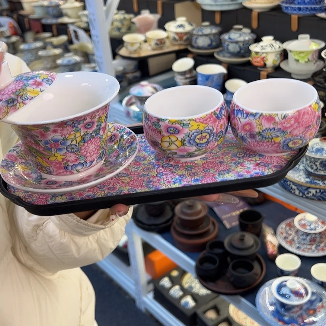 盖碗很漂亮我很喜欢