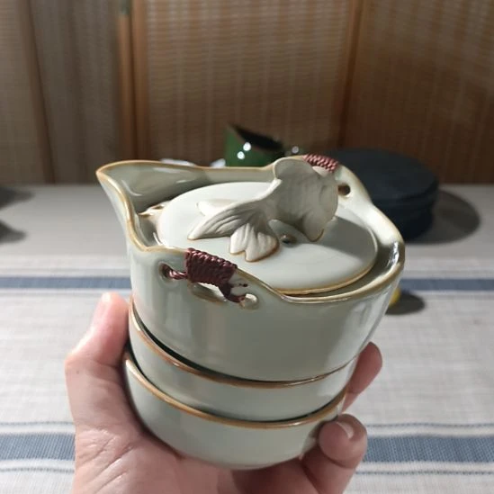陶瓷盖碗茶杯茶叶罐主人杯
