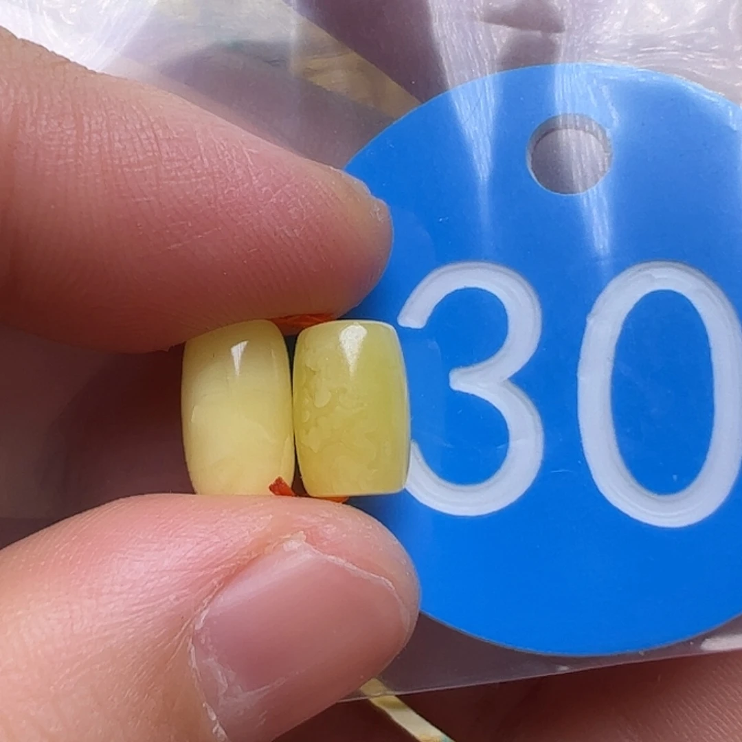 蜜蜡未镶嵌珠宝奇石6.4m m