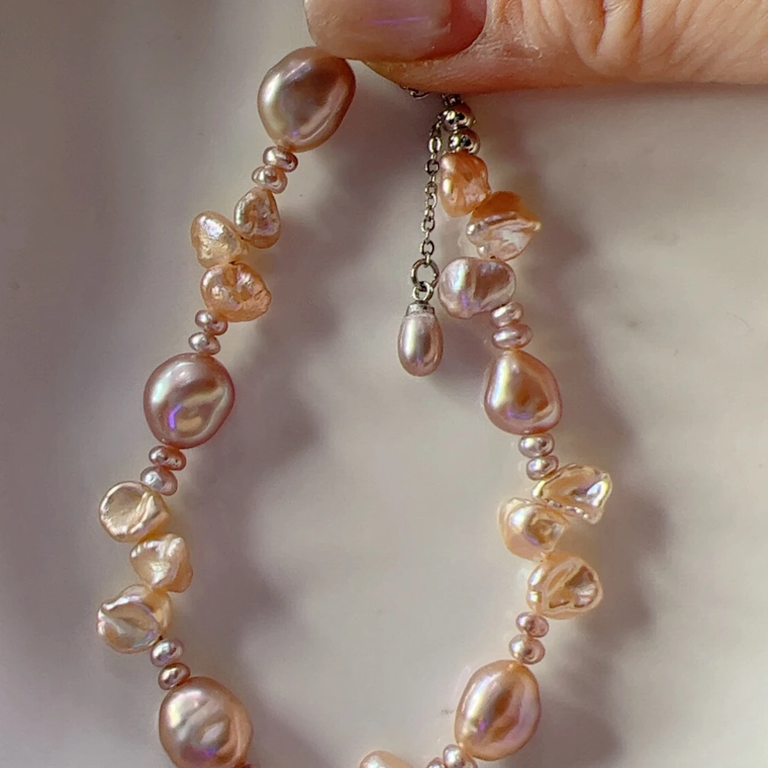 合金手绳淡水珍珠