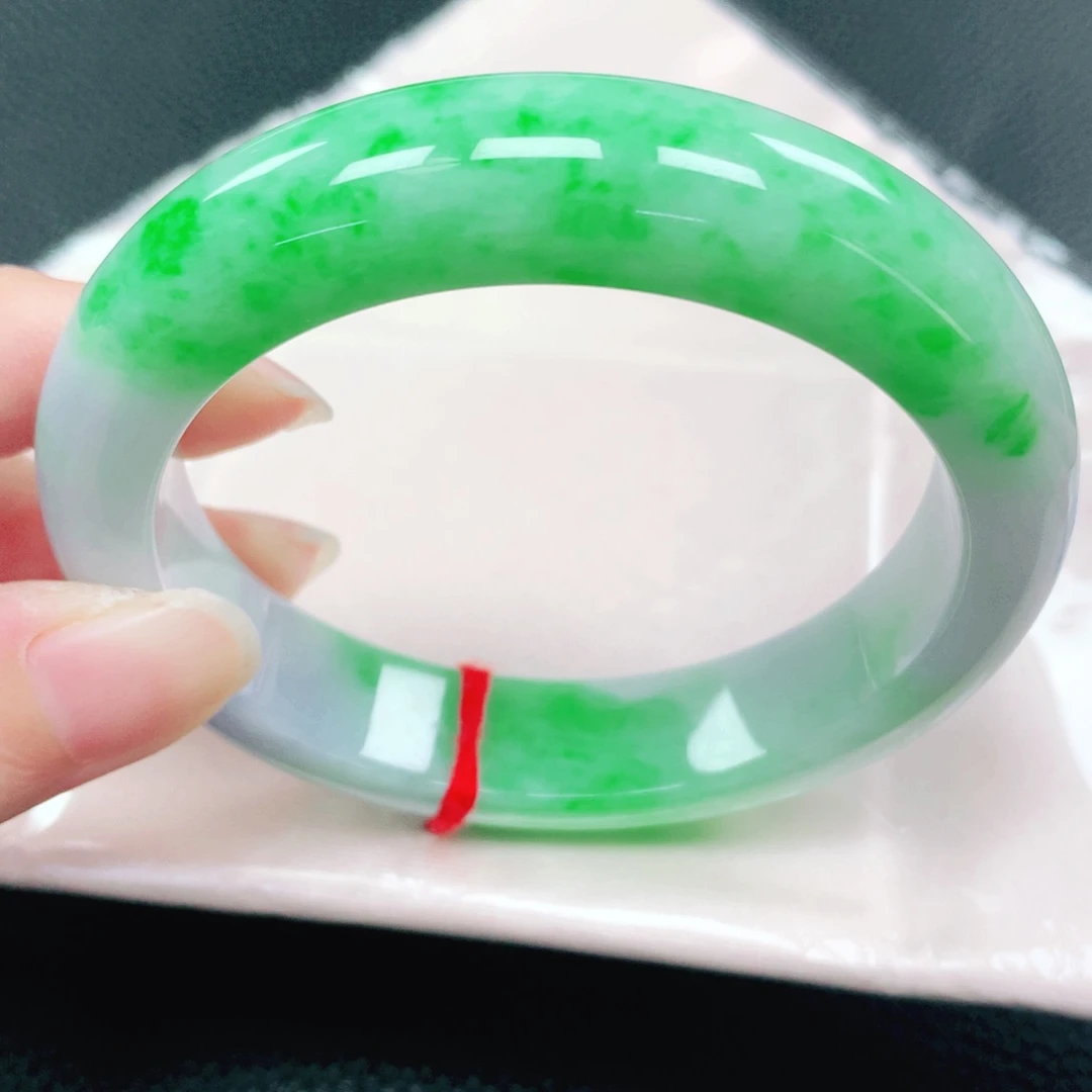 未镶嵌手镯翡翠58圈