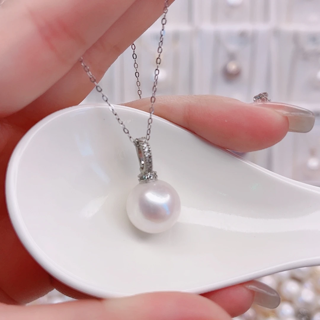 淡水珍珠未镶嵌吊坠(赠链)