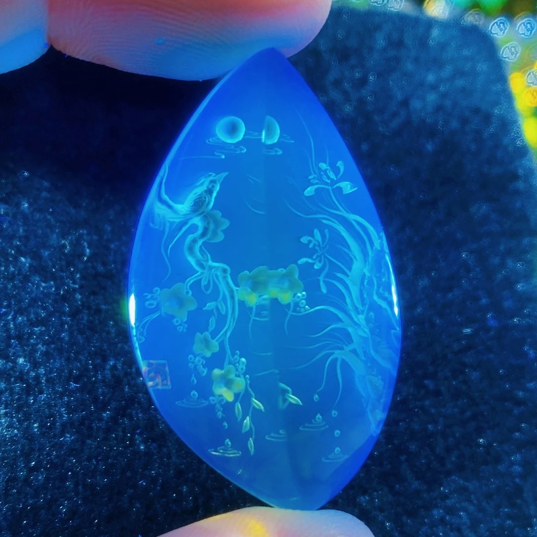 【闪购商品】蓝珀吊坠(不含链)未镶嵌