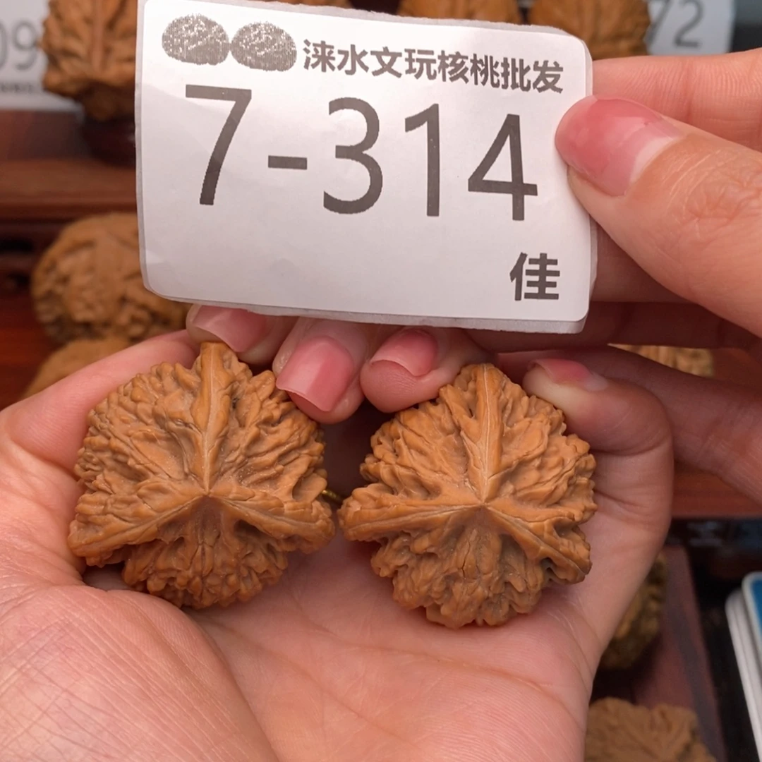 文玩核桃把件39文山奔