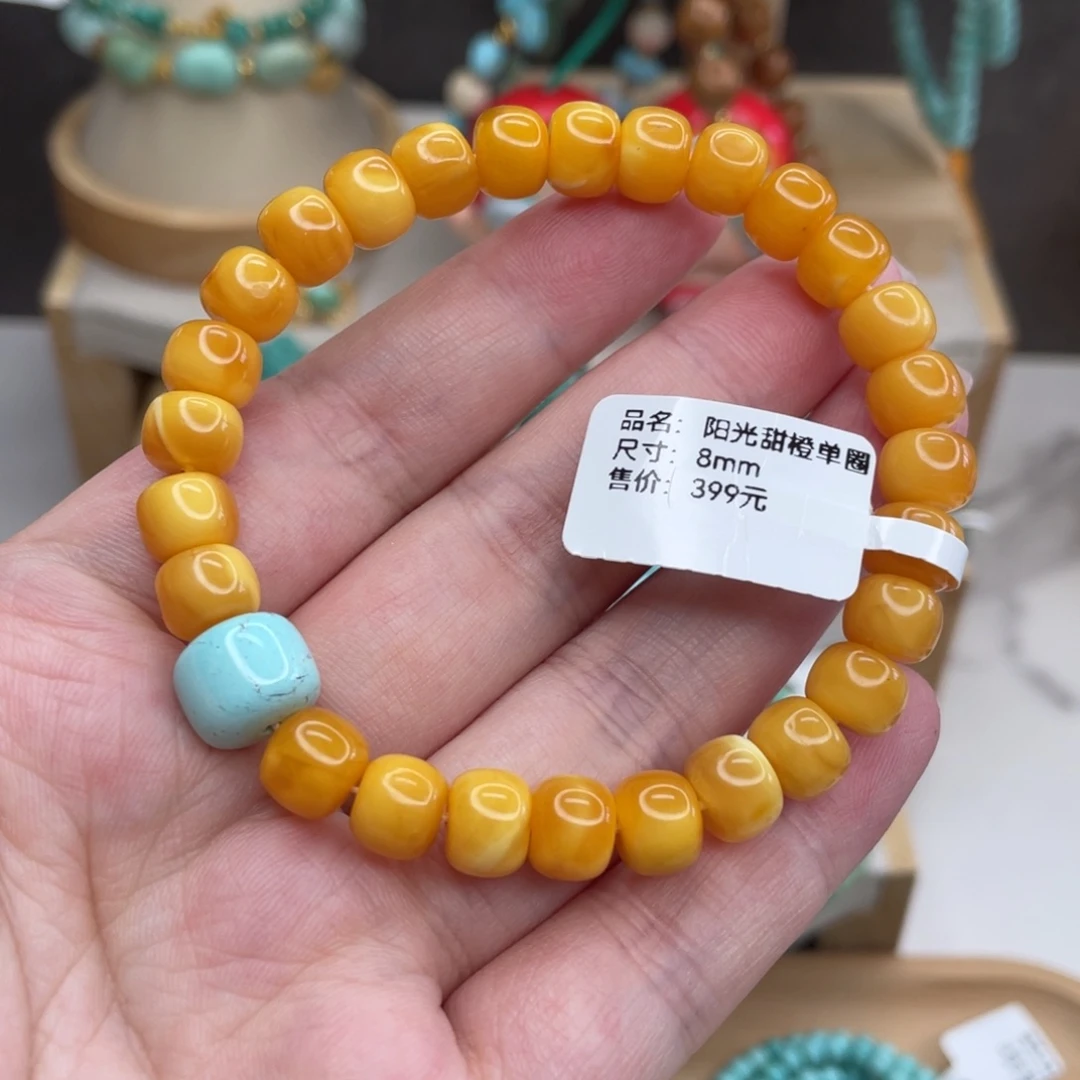 未镶嵌绿松石设计款单圈卡8