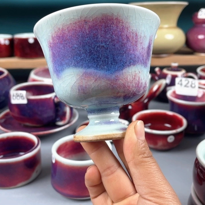 瓷片纯手工制作……微微瑕
