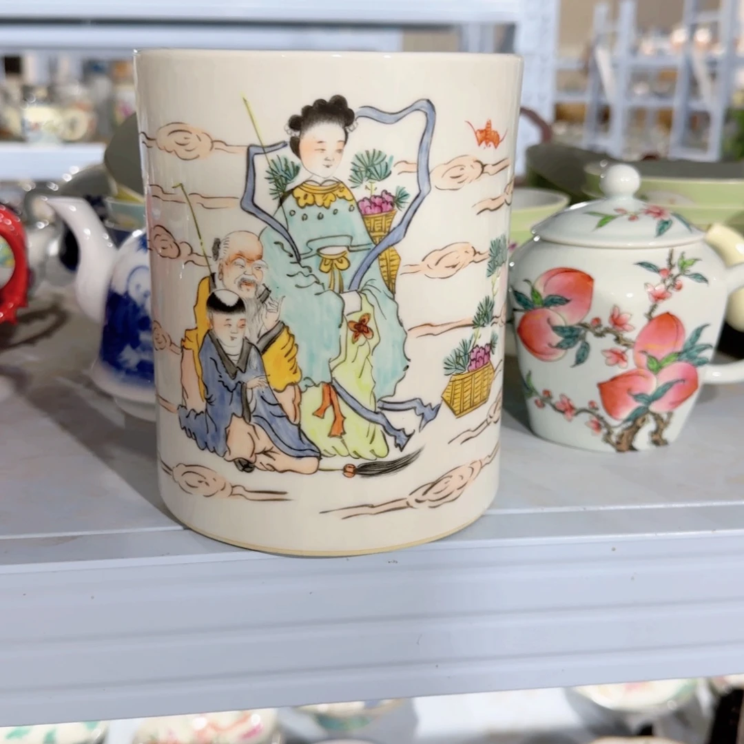 其他陶手绘瓷器，全不处理