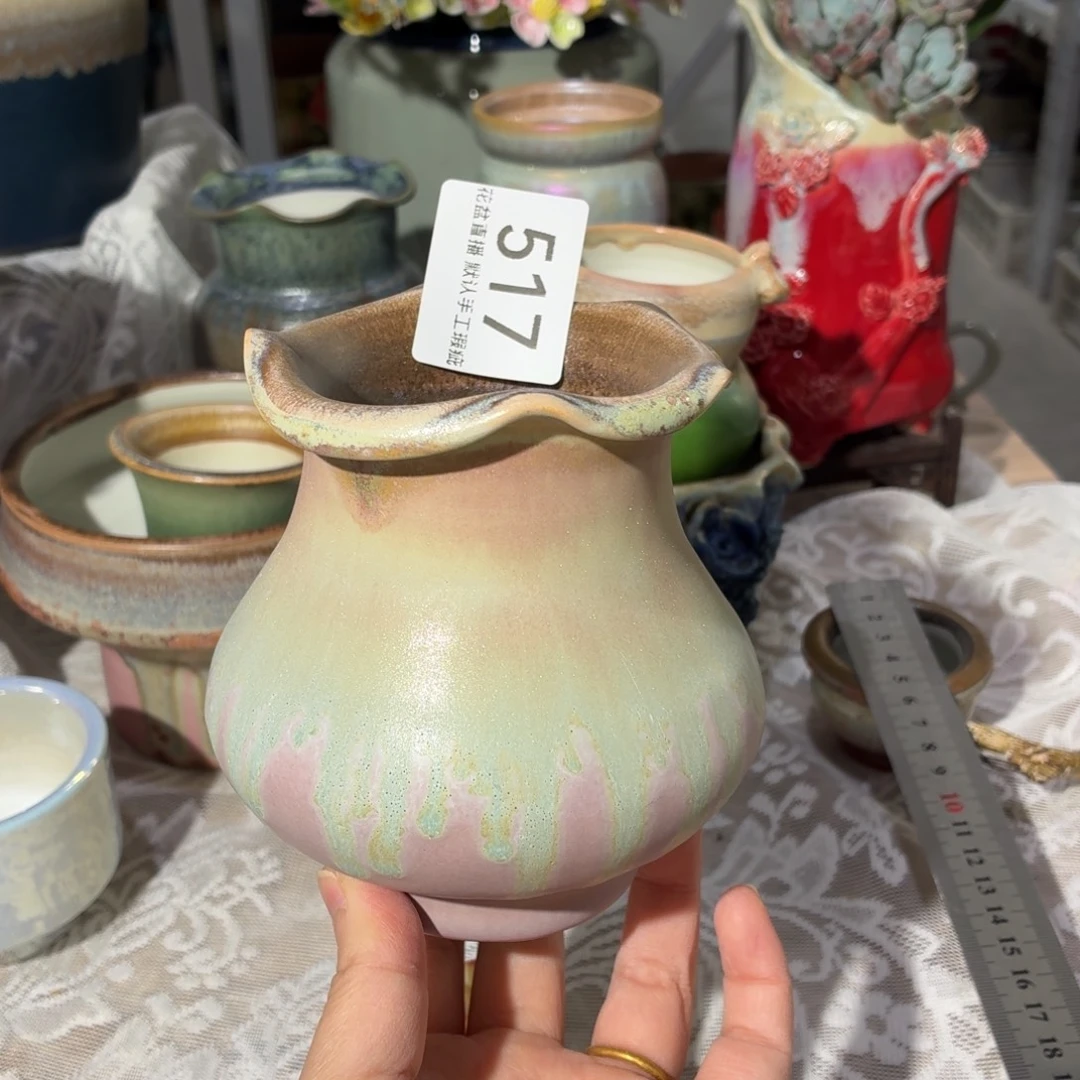 景德镇陶瓷花盆艺术