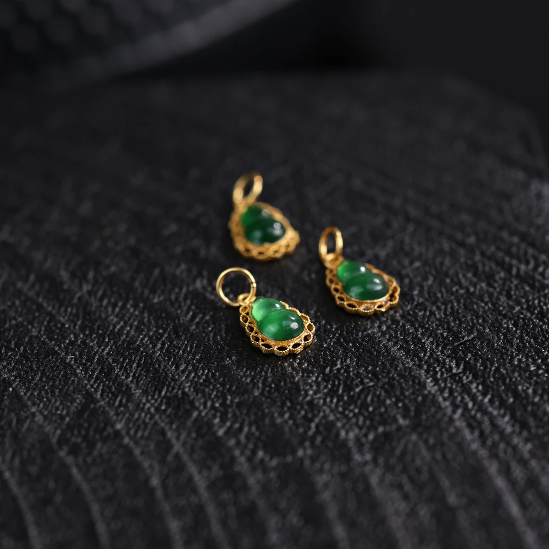 【举石臻选】TA0615-1000-10翡翠吊坠18k（一件/多样性发）H