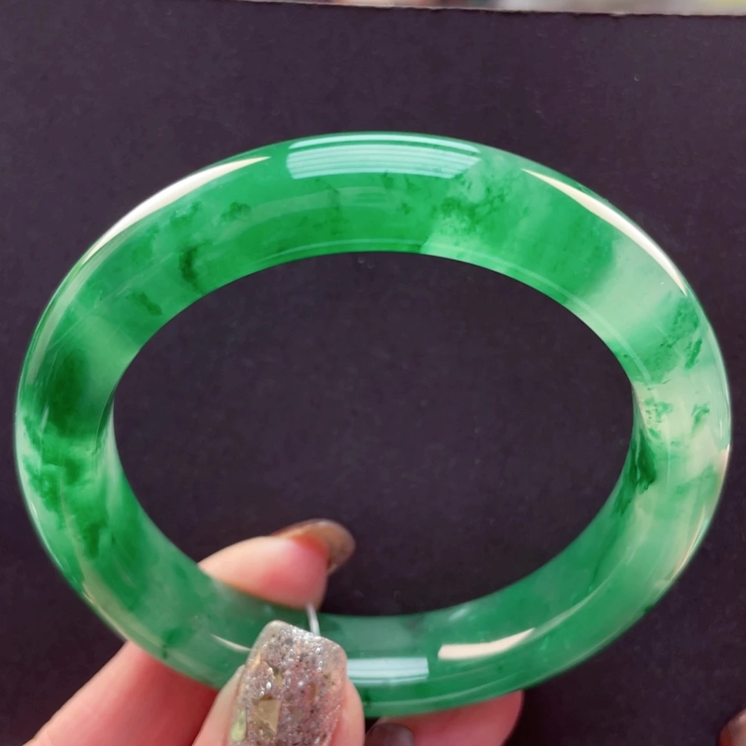 石英质玉未镶嵌手镯55-56