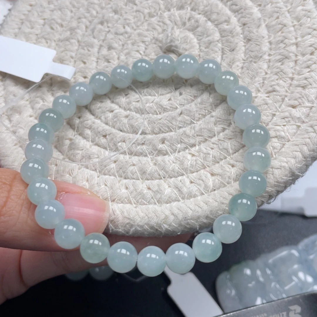翡翠未镶嵌手链天然A货缅甸翡翠7