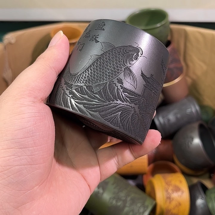 茶杯紫砂全手工紫砂主人杯