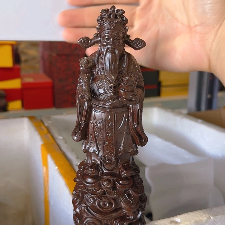 木黑檀木20如意财神