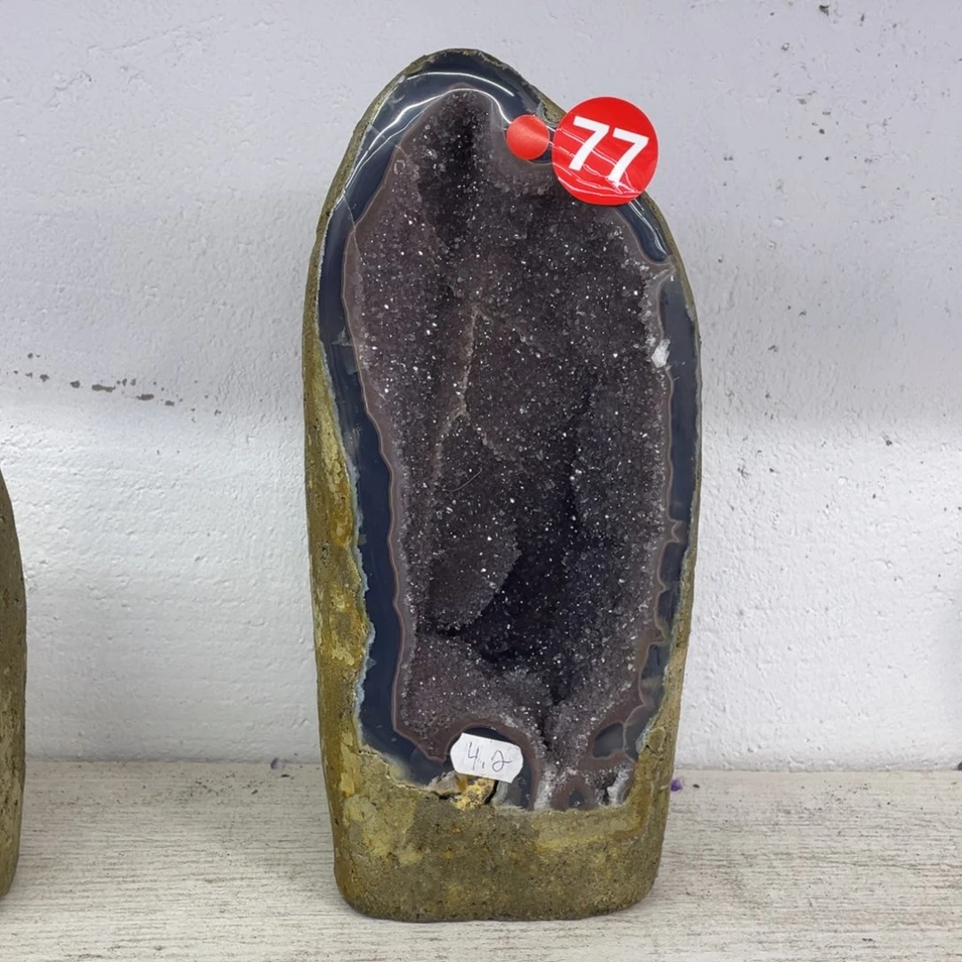 紫晶银S925镶嵌珠宝半成品捡漏