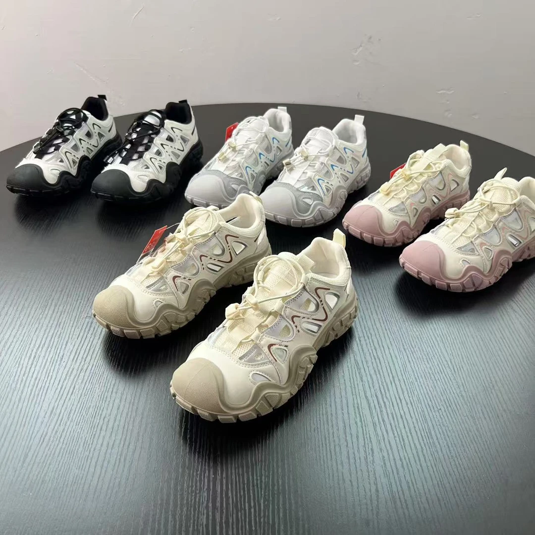 美系户外 超透气不闷汗 男女情侣夏季户外徒步登山老爹鞋休闲鞋