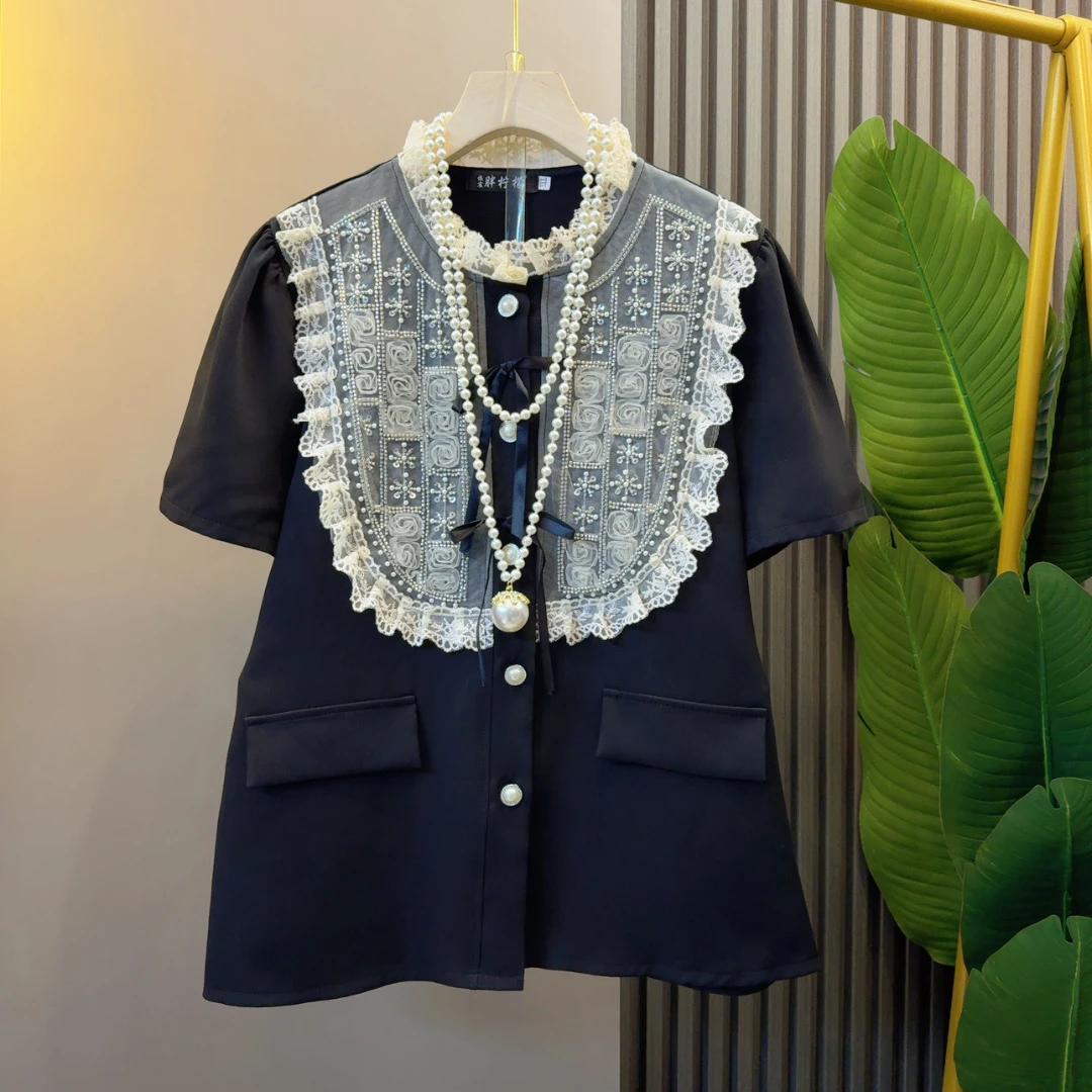 韩版绑带设计时尚显瘦气质女神衫衣长62左右爆款小衫