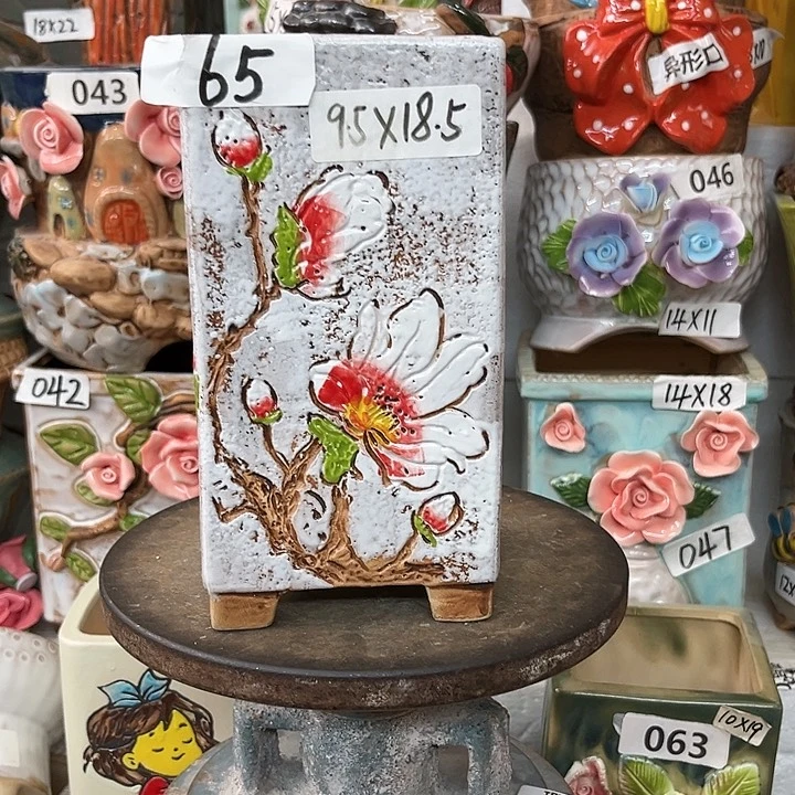 花盆紫砂粗陶材质多肉花盆