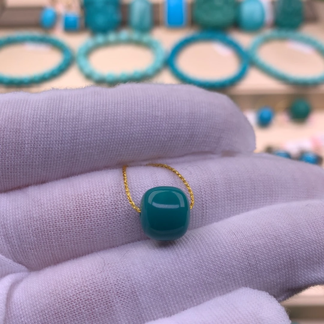 绿松石未镶嵌珠宝奇石10.2*9.2