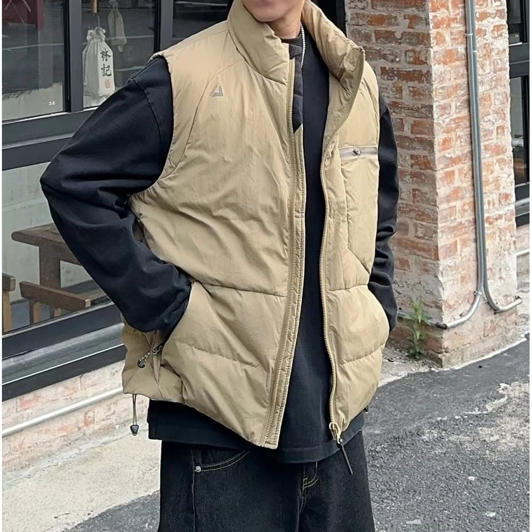 【高级订制之“VK”】羽绒马甲情侣潮牌宽松潮流保暖外套Z-8815