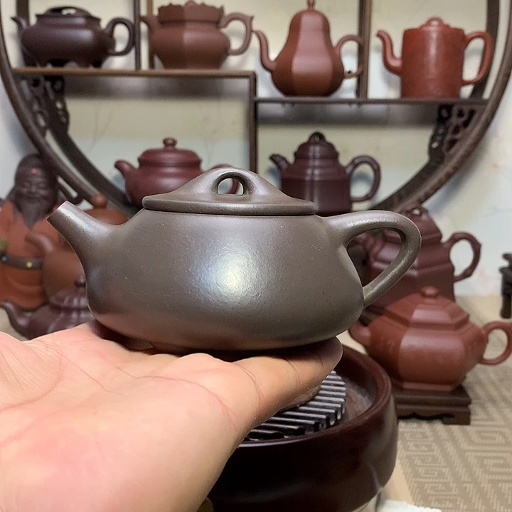 牛***闪紫砂茶壶原矿紫砂壶