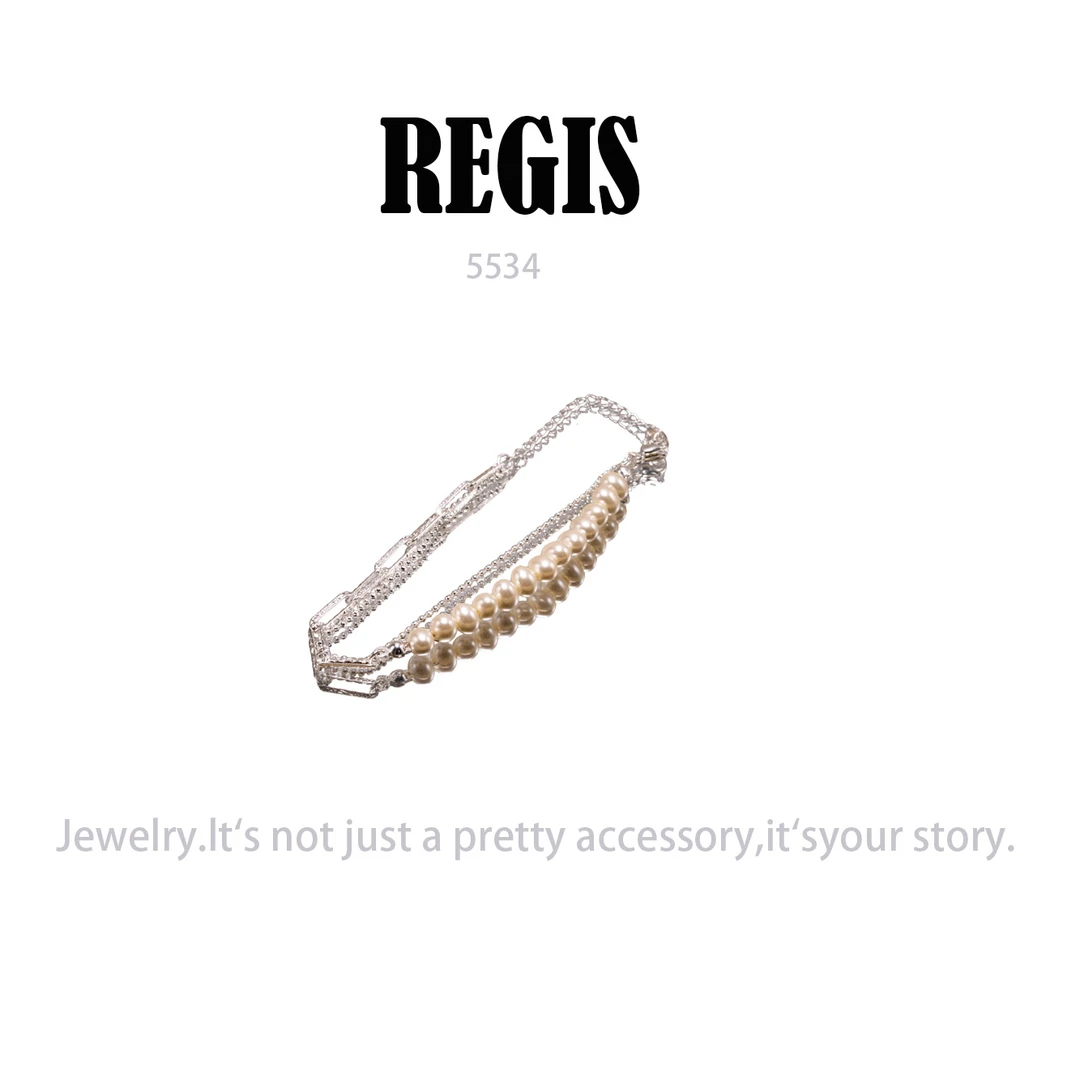 铜合金手链 时尚百搭轻奢设计师手链~5534