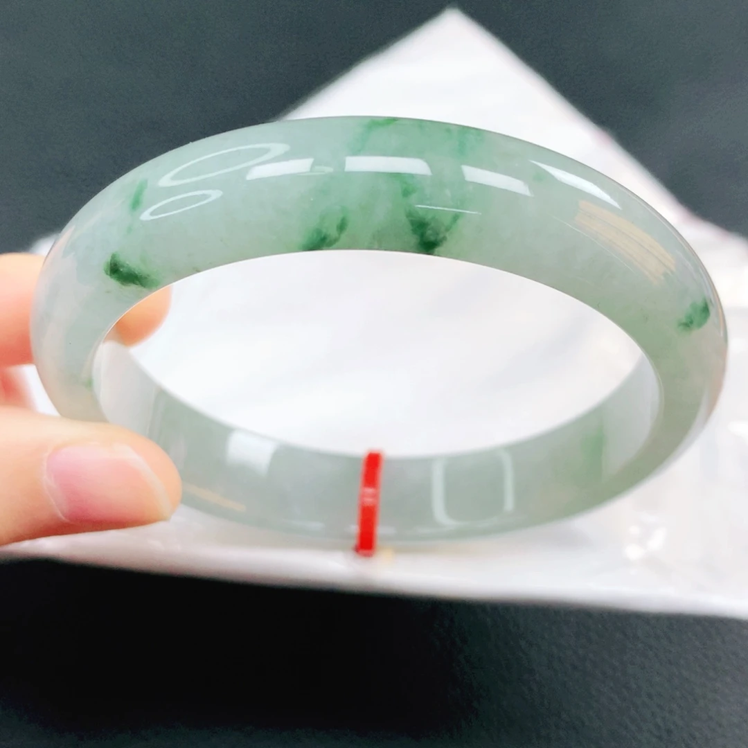 翡翠未镶嵌手镯60圈